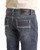 Men's Regular Fit Stretch Straight Bootcut Jeans in Dark Vintage