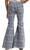 Girls' High Rise Extra Stretch Button Flare Jeans in Medium Wash - Back