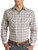 Men's Regular Fit Plaid Long Sleeve Snap Shirt in Multi Plaid