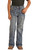 Boys' Regular Fit Stretch Bootcut Jeans in Medium Vintage - Front
