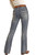 Women's Mid Rise Extra Stretch Bootcut Jeans in Medium Vintage - Back