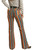 Women's High Rise Extra Stretch Trouser Jeans in Multi Stripe - Back