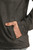 Men's Solid Shirt Jacket in Black - Pocket