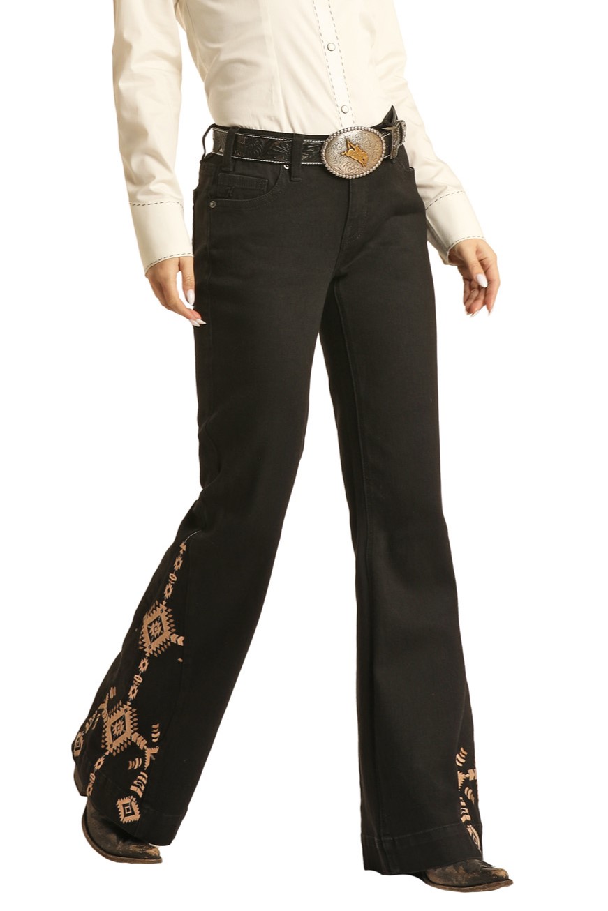 Hooey Mid Rise Extra Stretch Trouser Jeans (HW5MD02607)