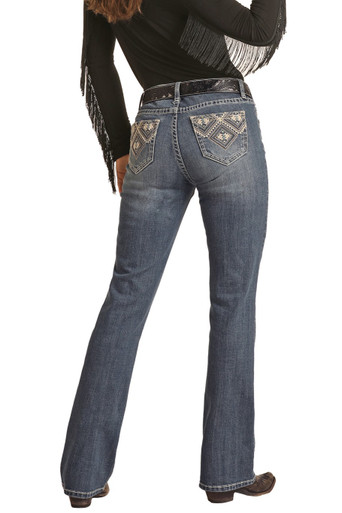 High Rise Extra Stretch Bootcut Jeans (BW4HD02341)