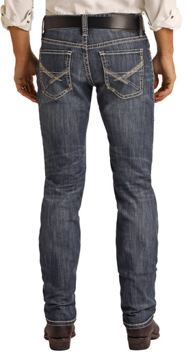 Men's Stretch Skinny Jeans - Rifle | Rock and Roll Denim®