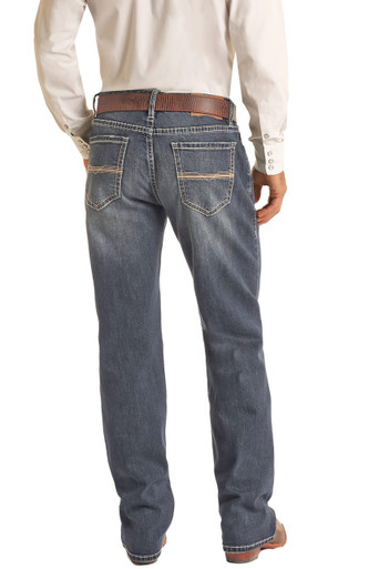 Light Wash Indigo Bootcut Denim Trouser