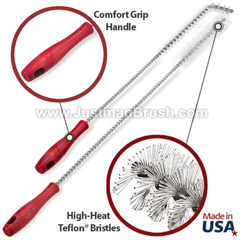 Soft Chemical Resistant Brush (Red) 8”