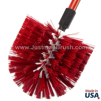 9 inch Angled Handle Hygienic Scrub Brush - Justman Brush Company