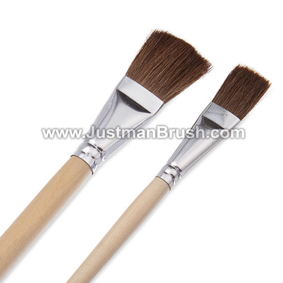 Flat Tip Camel Hair Artist Brush