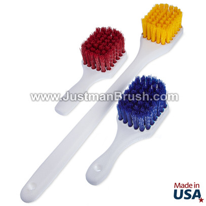 Hygienic Scrub Brush with Fused Bristles