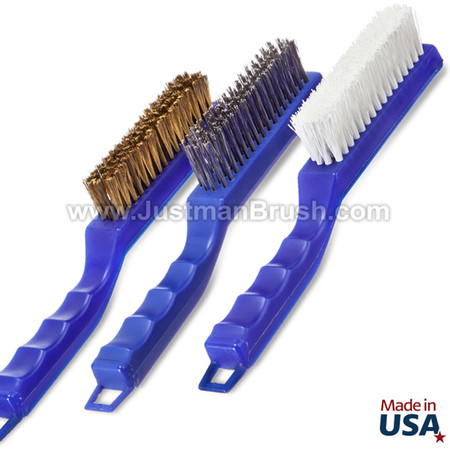 Blue Medium Stiff Utility Brush | Custom Dealer Solutions | Brushes 8 inch