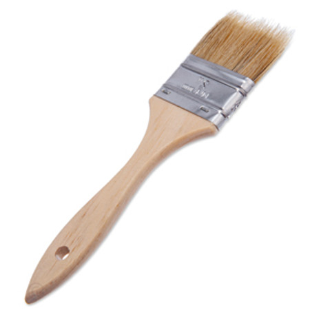 MBS Painting Supplies 2.5 Chip Brush w/ Sanded Wood Handle Natural Bristles