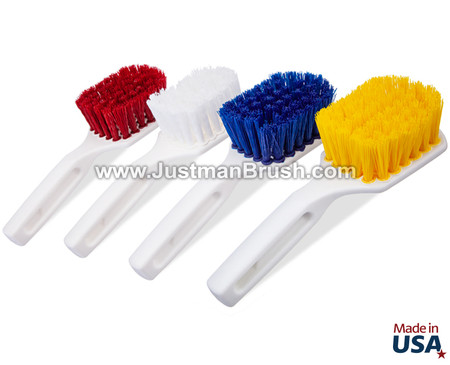 9 inch Angled Handle Hygienic Scrub Brush - Justman Brush Company