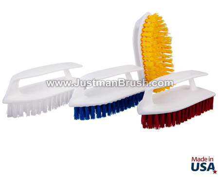 TU-Scrub Utility Scrub Brush with Handle - Justman Brush Company