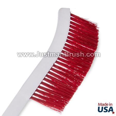 Narrow Long-Reach Hygienic Wand Brush, Metal-Free