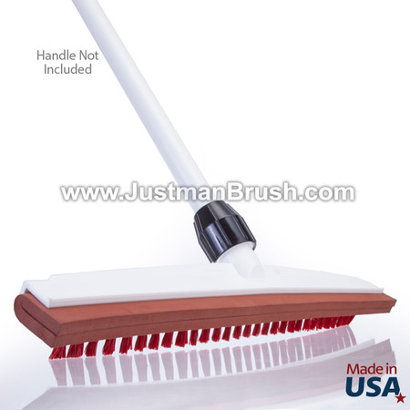 Narrow Long-Reach Hygienic Wand Brush, Metal-Free