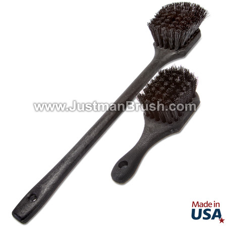 Choice 20 Black Nylon Utility / Pot Scrub Brush