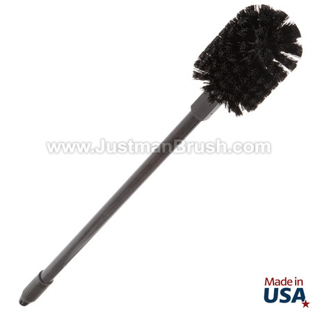 60-Inch Black Nylon Industrial Tube Brushes - Justman Brush Company