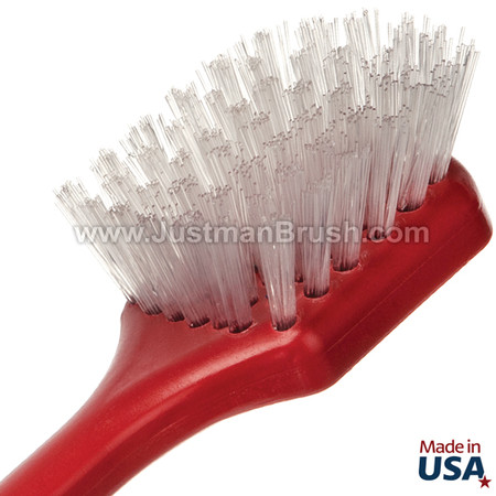 Red 20 High-Heat Utility Fryer Brush - Teflon® Bristles - Justman
