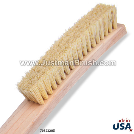 Hand Brush curved, dark horse hair