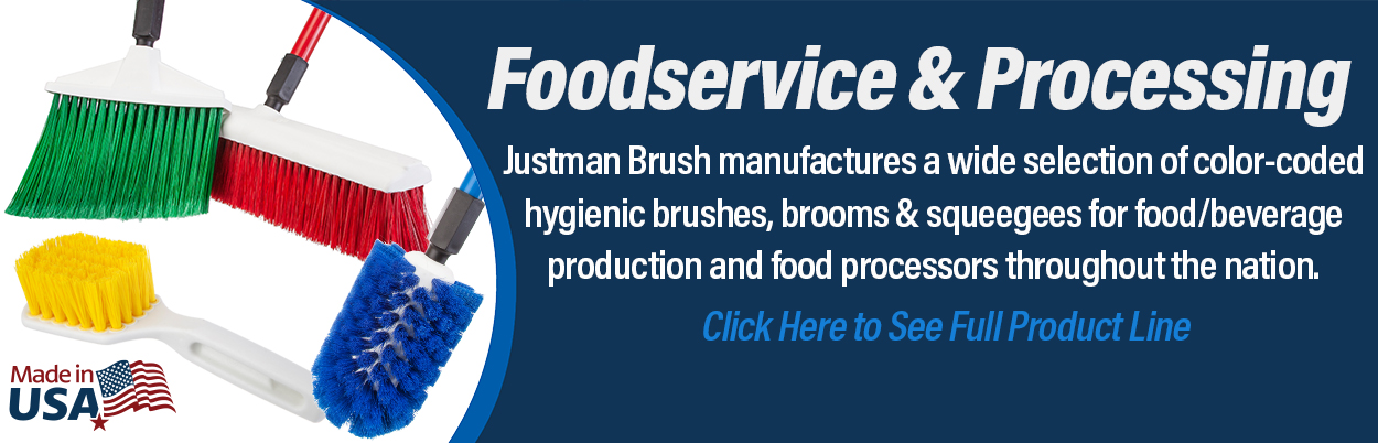 TU-Scrub Utility Scrub Brush with Handle - Justman Brush Company