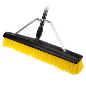 industrial push broom sweeper