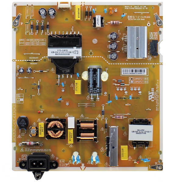 EAY64948701 Power supply board for LG TV model 55UK6300