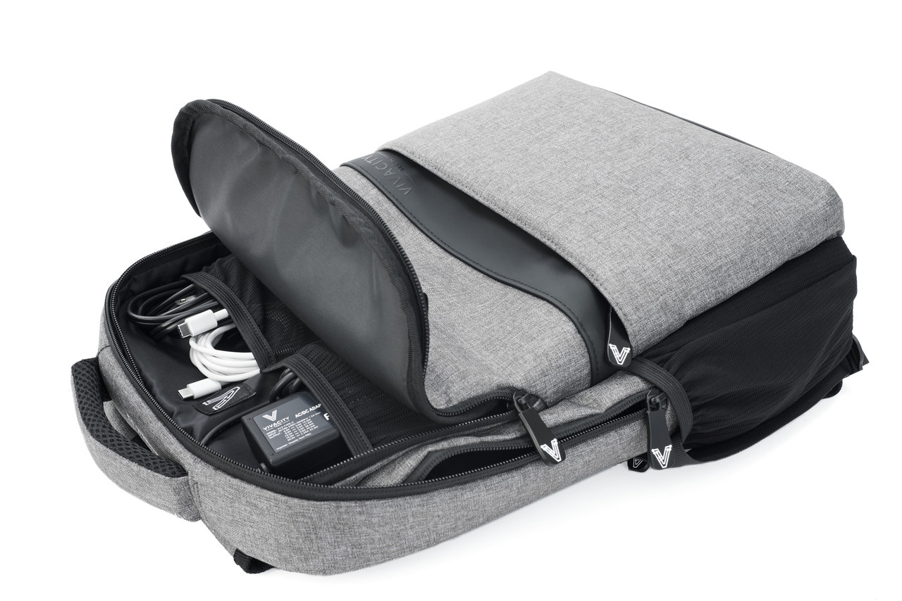Vivacity Tech Guardian Backpack - 15in - Grey
