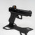 C&H Precision EDC Red Dot Optic mounted on Glock pistol, front three-quarter view on display stand