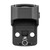 C&H Precision EDC Red Dot Optic, top view, elevation adjustment with UP rotation marker