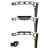 8" Skeleton Stock BLACK