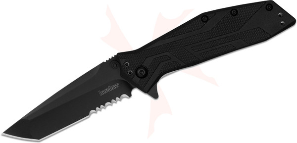 Kershaw Brawler Serrated 3" BLK/OX