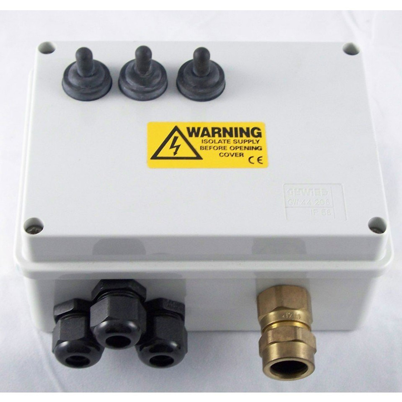 Junction Boxes for Steel Armoured Cable 3 Way