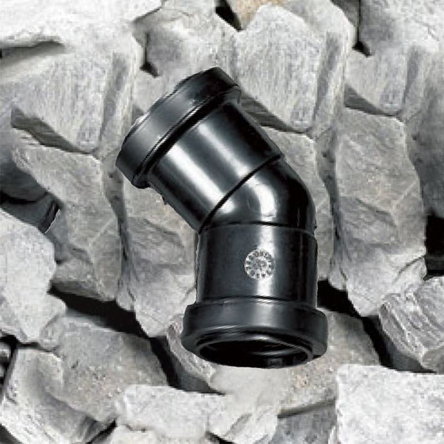Rigid Plastic Pipe Elbow Connectors 32mm 45 Degrees