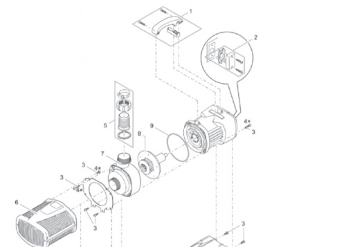 Oase Spare ASM gland seal with gasket set-40509 Oase Spare ASM gland seal with gasket set-40509