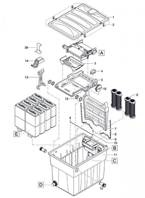 Oase Spare Plug BioTec ScreenMatic 140000 - 44173 Oase Spare Plug BioTec ScreenMatic 140000 - 44173