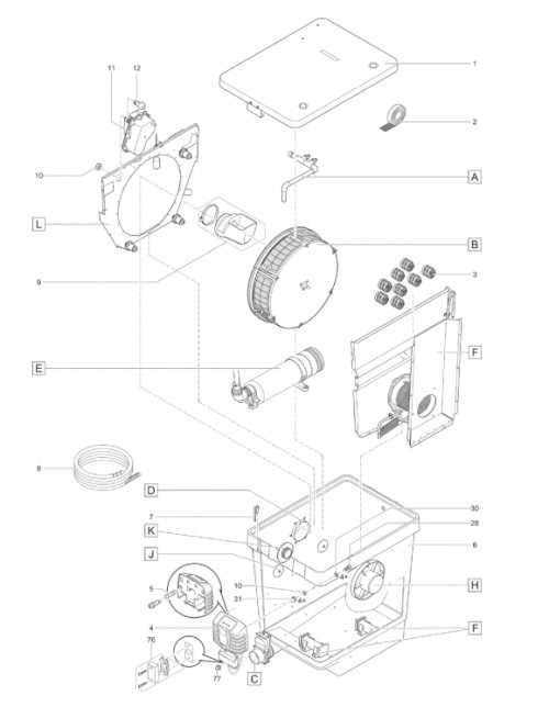 Oase Spare connection air stone Compact - 44324 Oase Spare connection air stone Compact - 44324