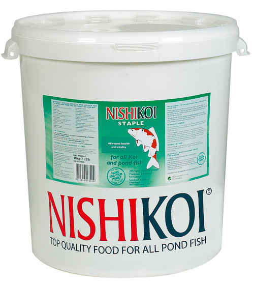 Nishikoi Staple Fish Food-10kg-Medium Pellet Nishikoi Staple Fish Food-10kg-Medium Pellet