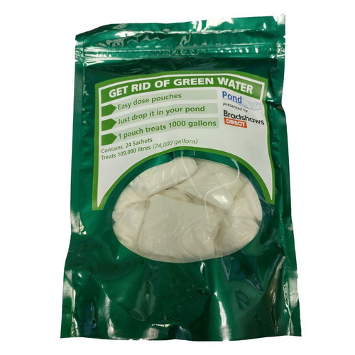 Bradshaws Get Rid of Green Water Pond Treatment Pouches Bradshaws Get Rid of Green Water Pond Treatment Pouches