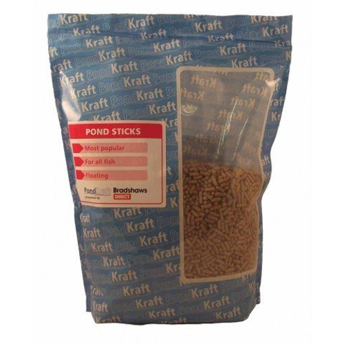 PAST BEST BEFORE: Bradshaws Pond Sticks - 1kg Pouch PAST BEST BEFORE: Bradshaws Pond Sticks - 1kg Pouch