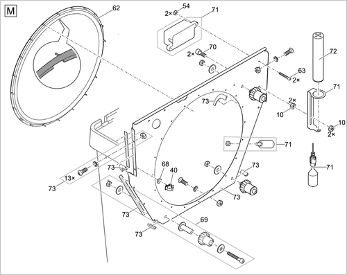Oase Safety nut V2A DIN 985 M4 - 11113 Oase Safety nut V2A DIN 985 M4 - 11113