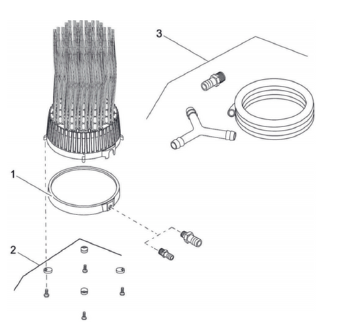 Oase ASM OxyTex Y-distributor / air hose - 12681 Oase ASM OxyTex Y-distributor / air hose - 12681