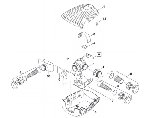 Oase Spare filter housing top AquaMax Eco Pr. - 17963 Oase Spare filter housing top AquaMax Eco Pr. - 17963