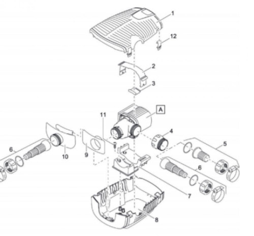 Oase Spare  Pump holder EC1 AquaMax Pro-16961 Oase Spare  Pump holder EC1 AquaMax Pro-16961
