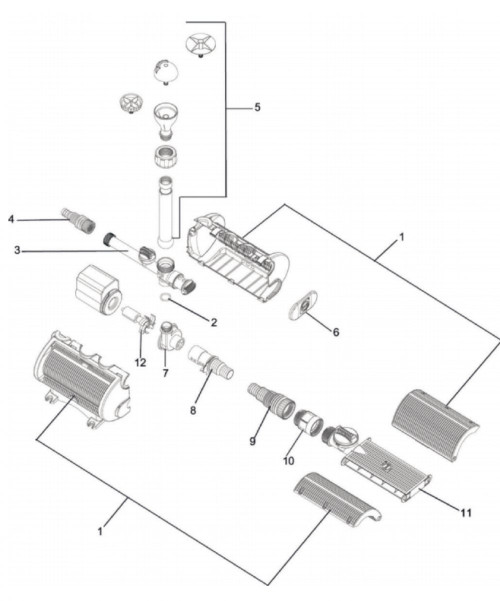 Oase Spare Waterdistributor 2 cpl. AquariusFountain - 25197 Oase Spare Waterdistributor 2 cpl. AquariusFountain - 25197
