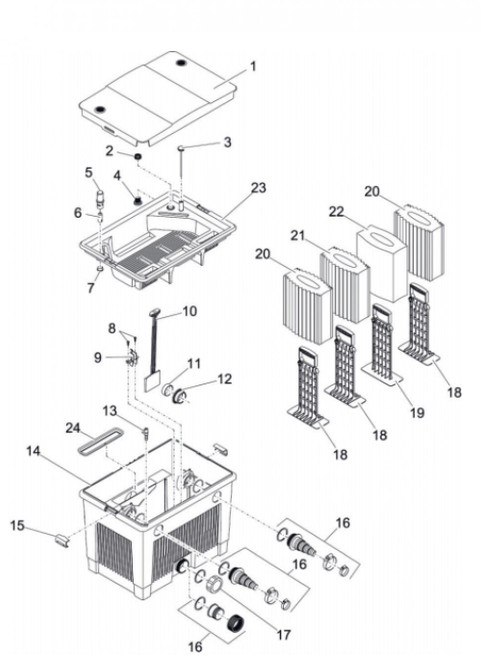 Oase Spare Sealing plug water level control - 26418 Oase Spare Sealing plug water level control - 26418