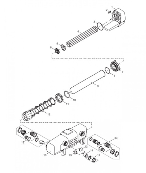 Oase Spare ASM clamp screw Bitron Eco 120/180/240 W - 30976 Oase Spare ASM clamp screw Bitron Eco 120/180/240 W - 30976