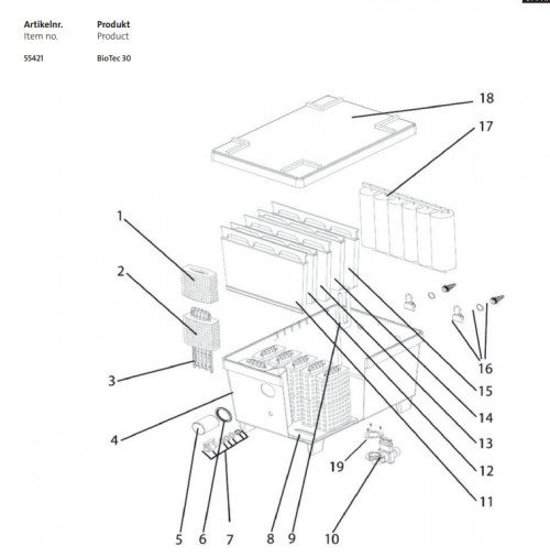 Oase Spare Additional pack bottom drain BioTec 30 - 34284 Oase Spare Additional pack bottom drain BioTec 30 - 34284