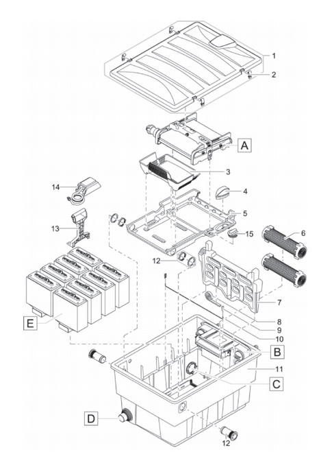Oase Spare Pull rod plug - 34830 Oase Spare Pull rod plug - 34830